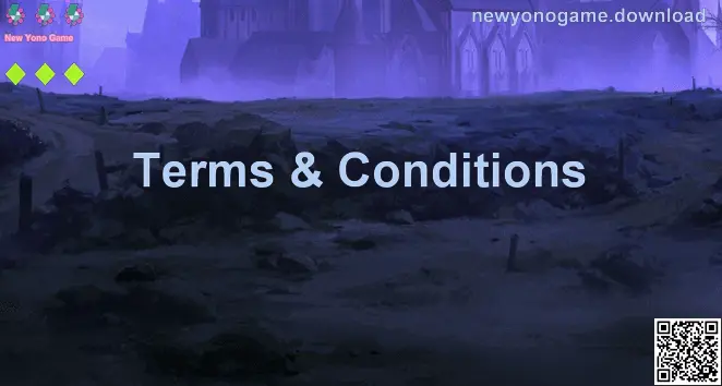 New Yono Game Terms & Conditions page banner image — prepared by Gupta Kriti